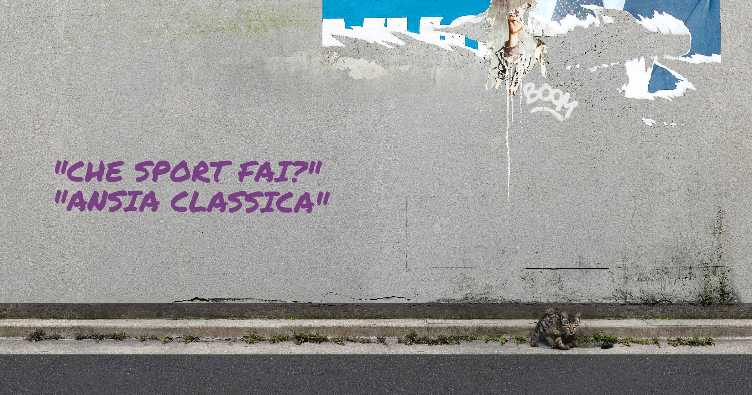 'che sport fai?'
'ansia classica'
