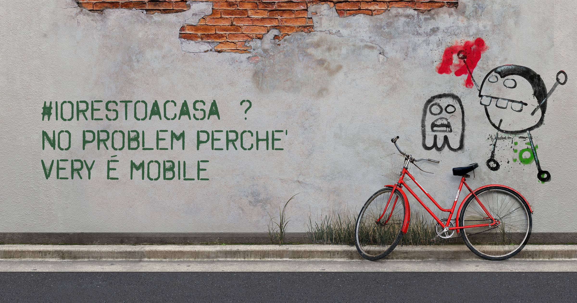#IORESTOACASA ?
no problem perche'
VERY é MOBILE