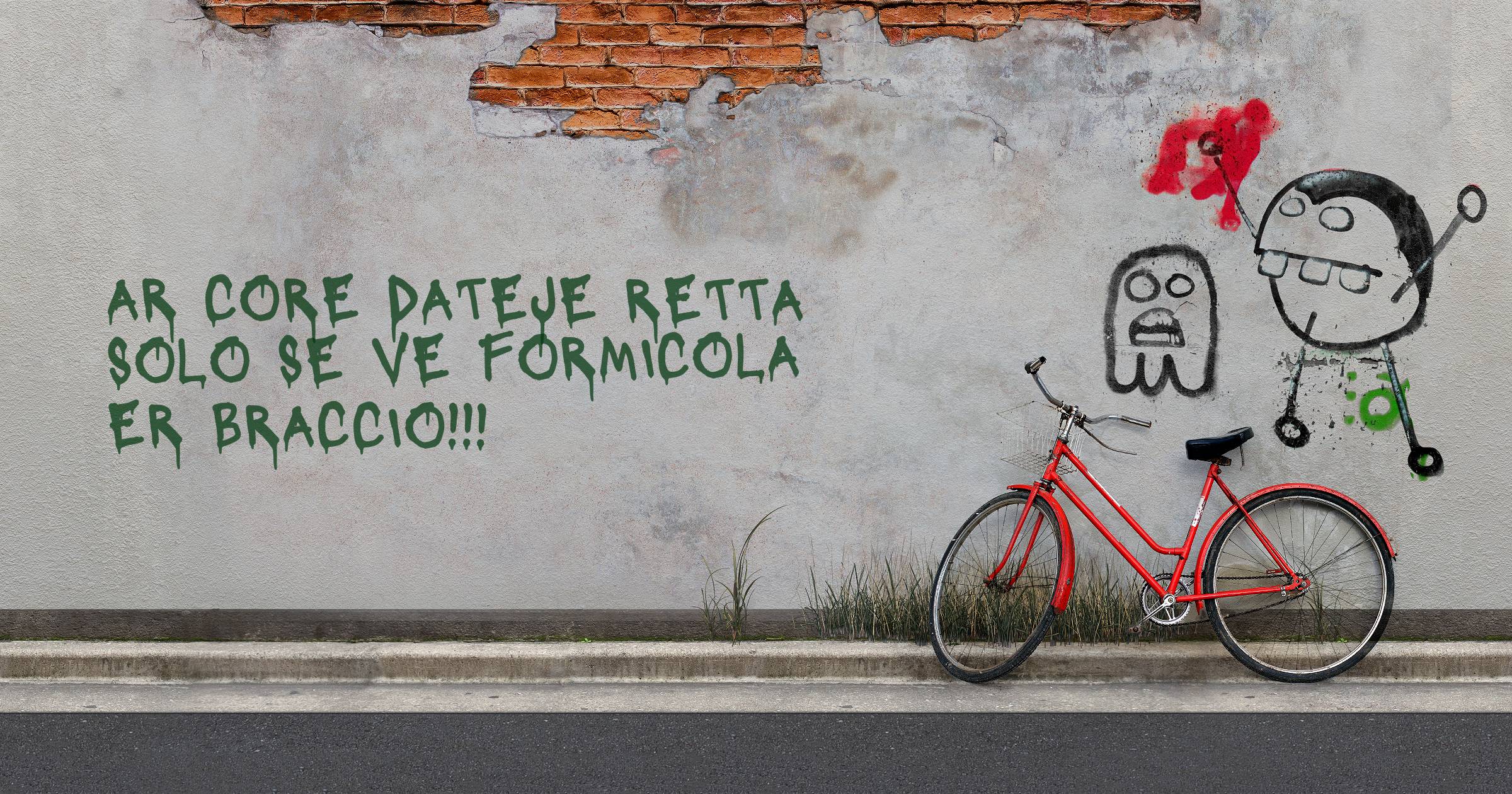 Ar core dateje retta solo se ve formicola er braccio!!!