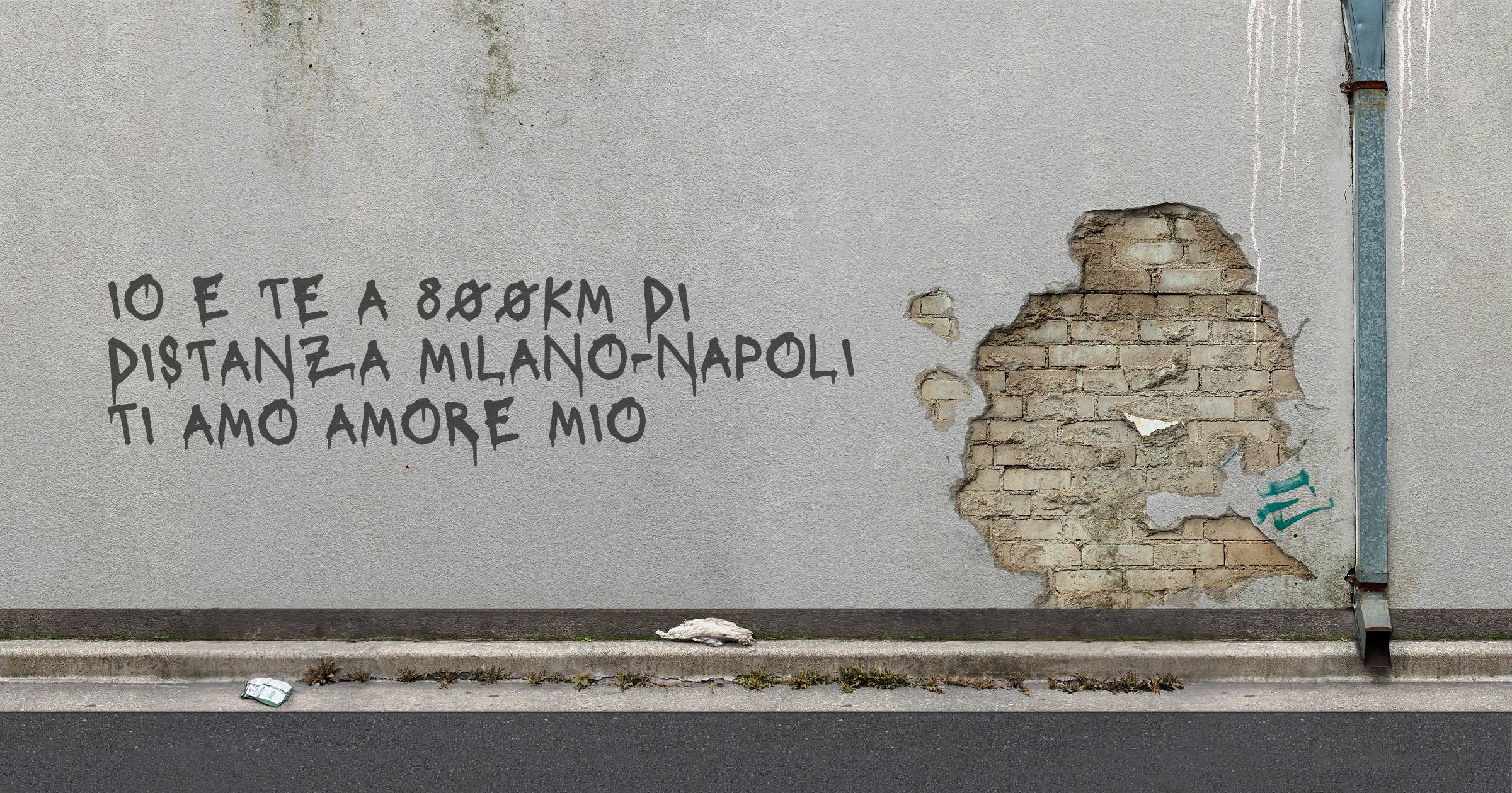 Io e te a 800km di distanza milano-Napoli ti amo amore mio