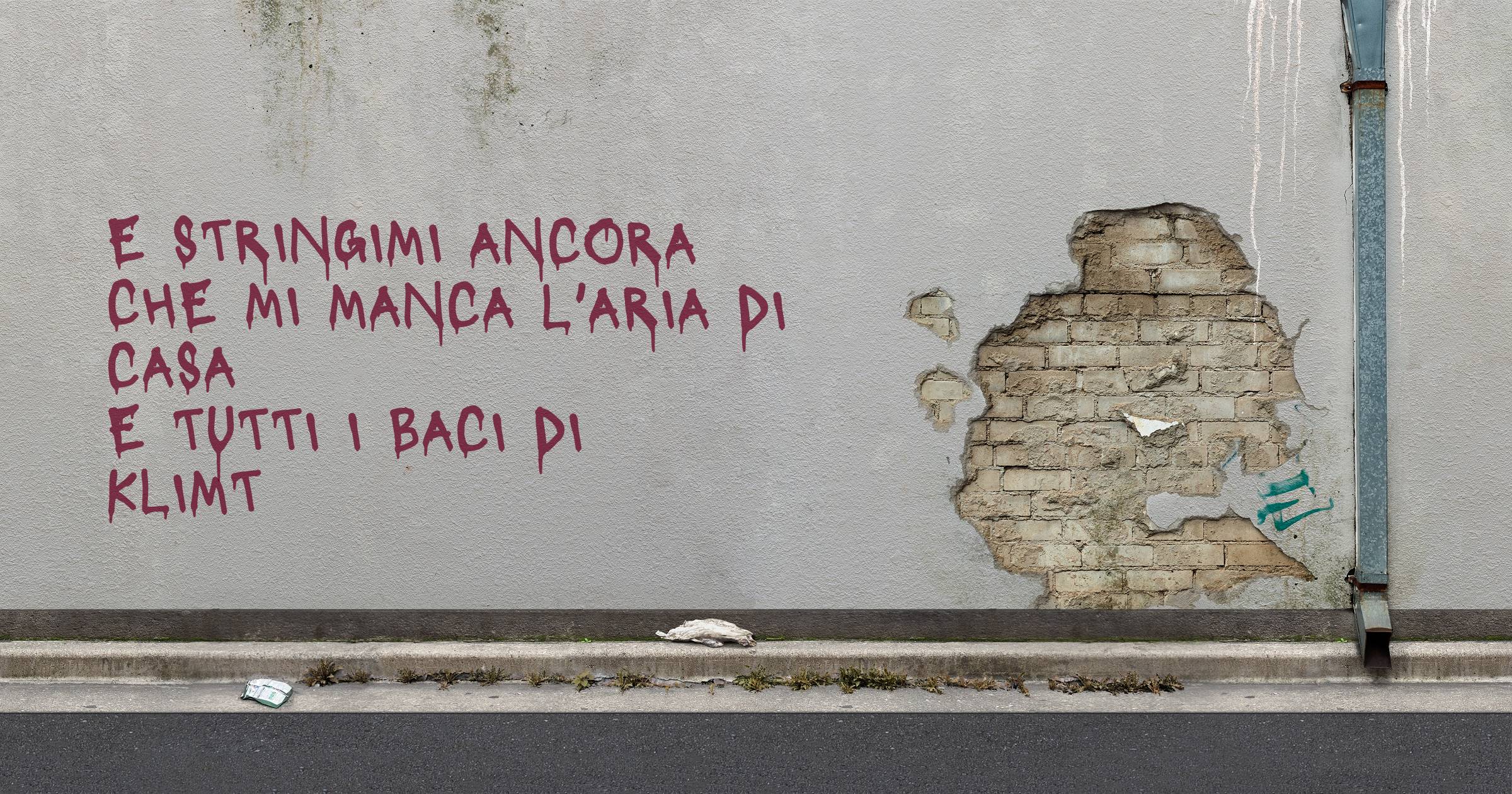 E stringimi ancora
Che mi manca l'aria di casa
E tutti i baci di Klimt
