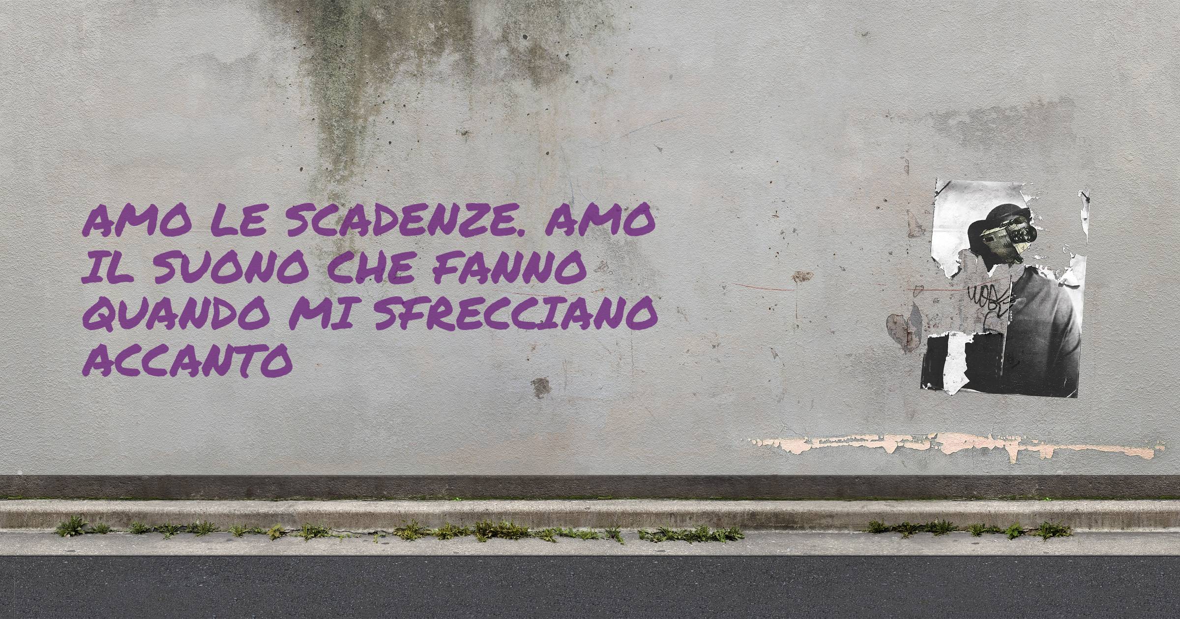 Amo le scadenze. Amo il suono che fanno quando mi sfrecciano accanto