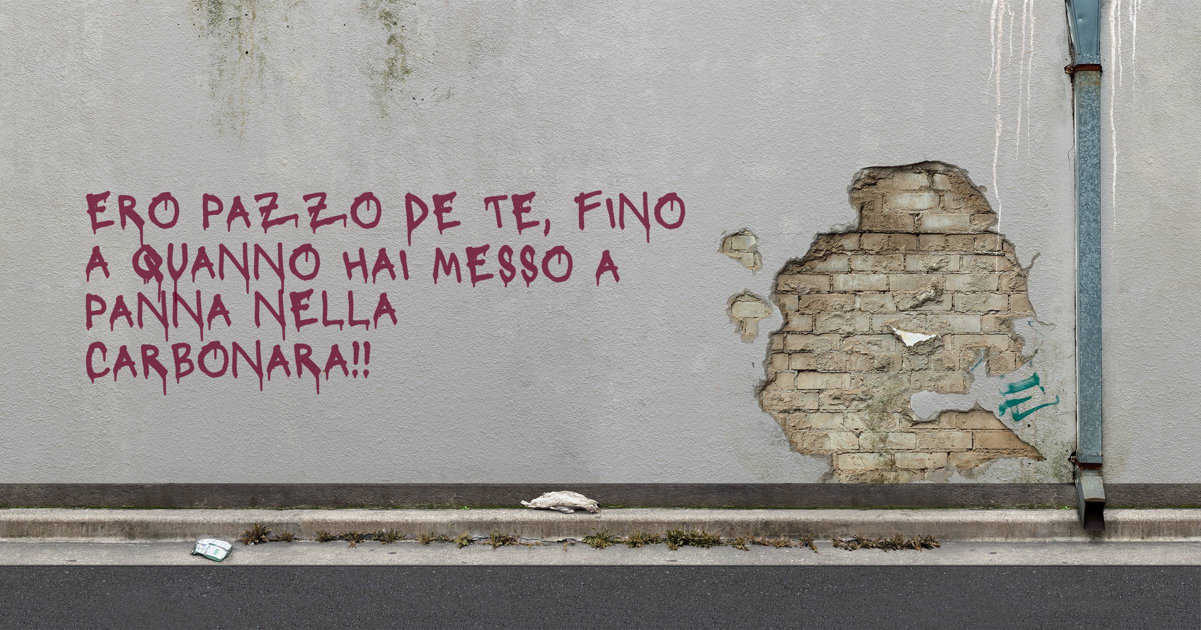 Ero pazzo de te, fino a quanno hai messo a panna nella carbonara!!