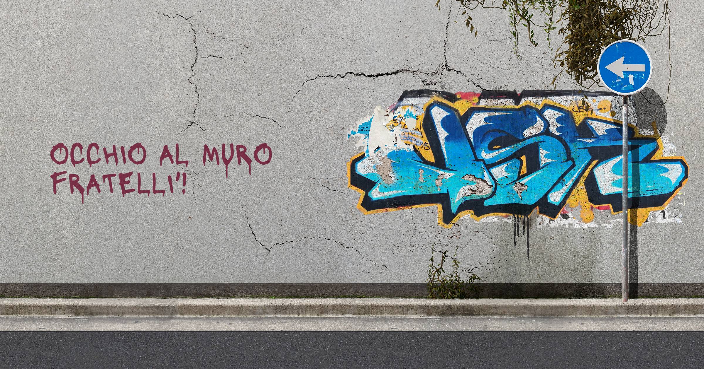 Occhio al muro FRATELLI'!