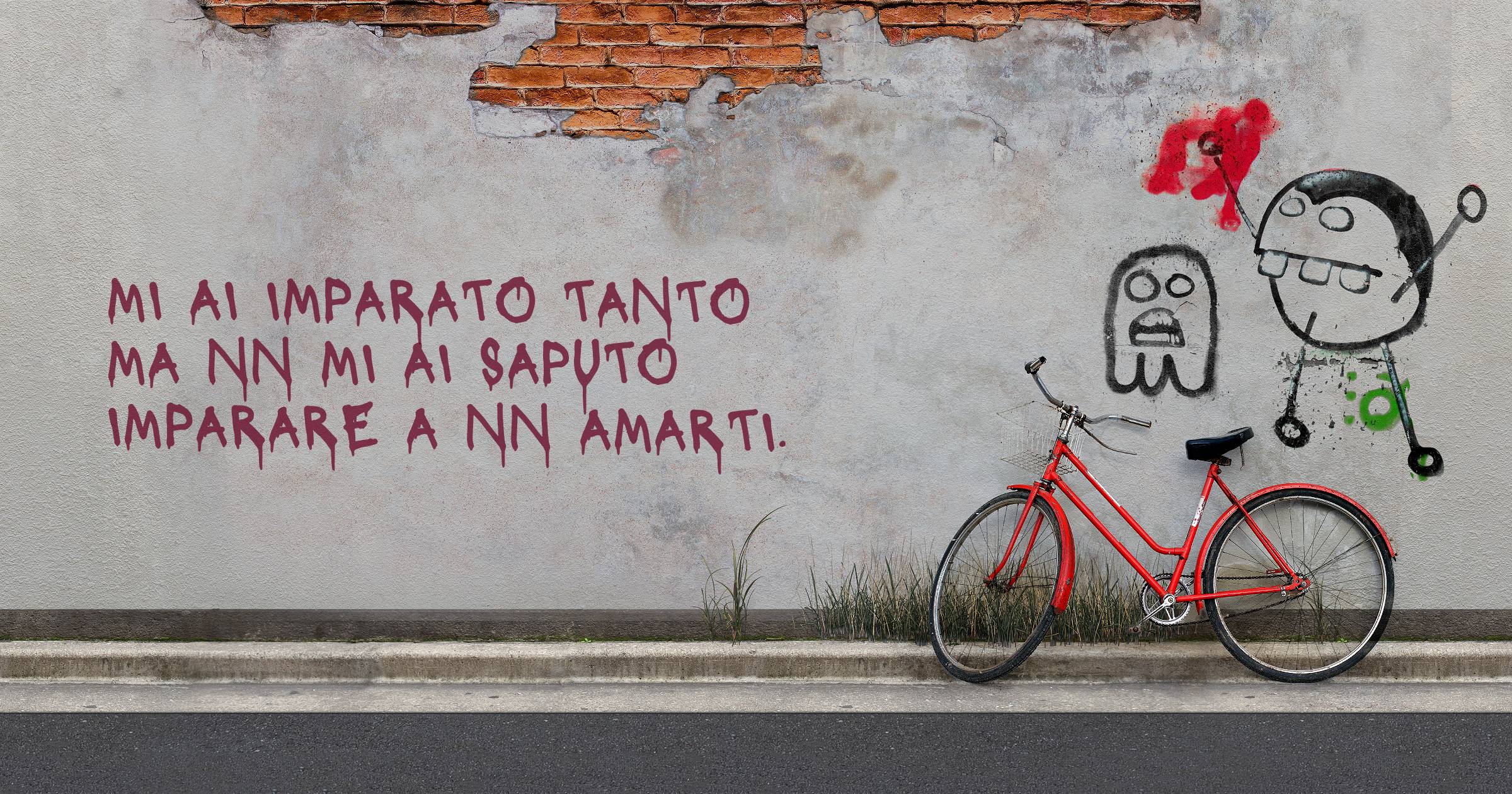 Mi ai imparato tanto ma nn mi ai saputo imparare a nn amarti.