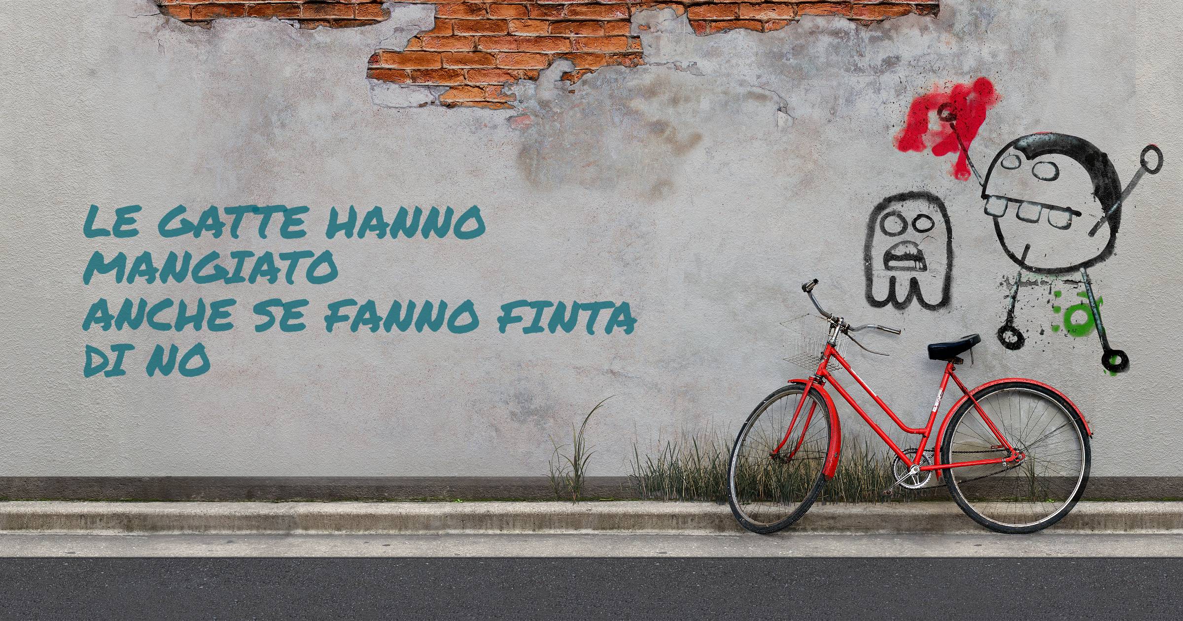 le gatte hanno mangiato
anche se fanno finta di no