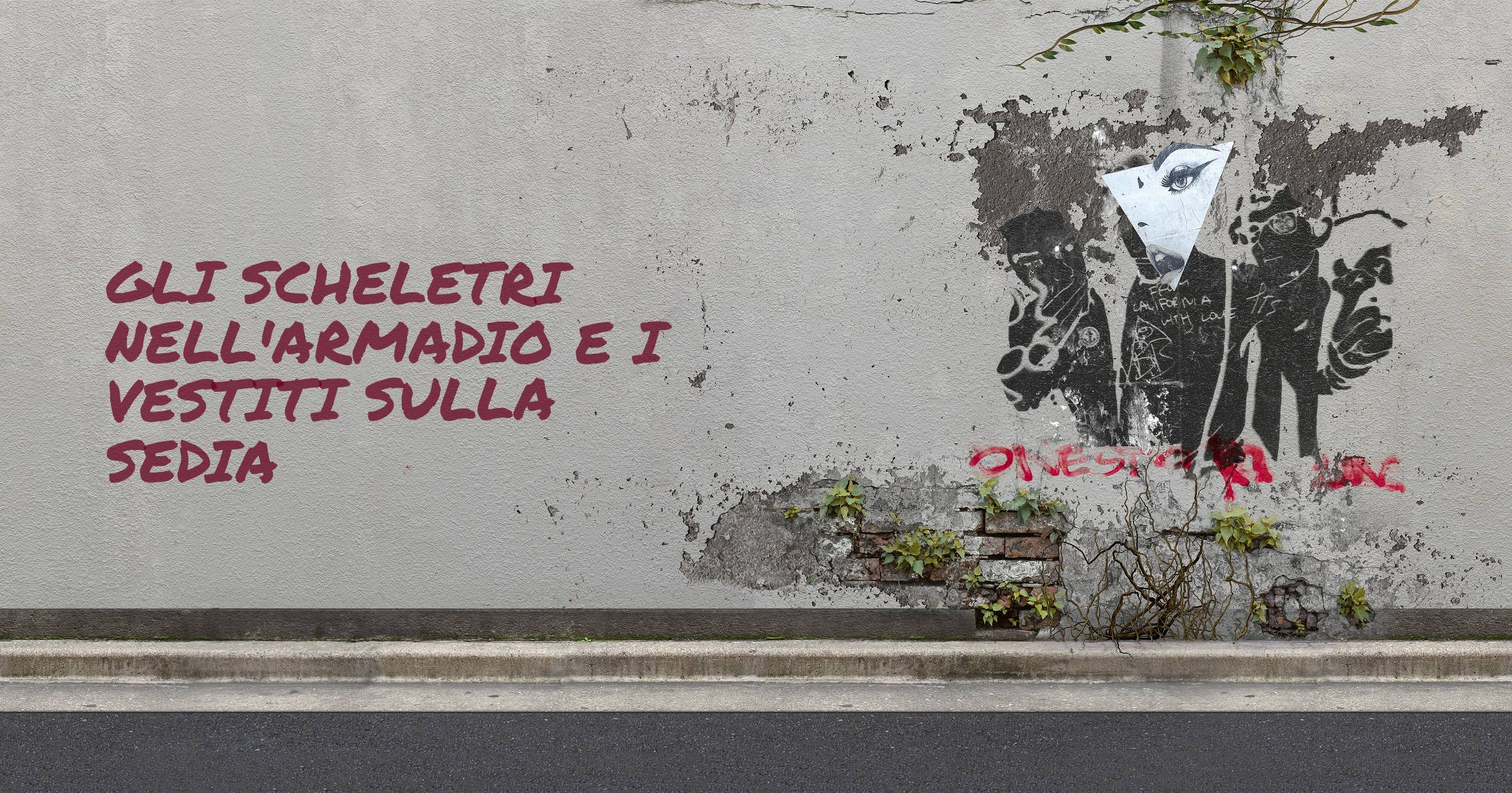 Gli scheletri nell'armadio e i vestiti sulla sedia