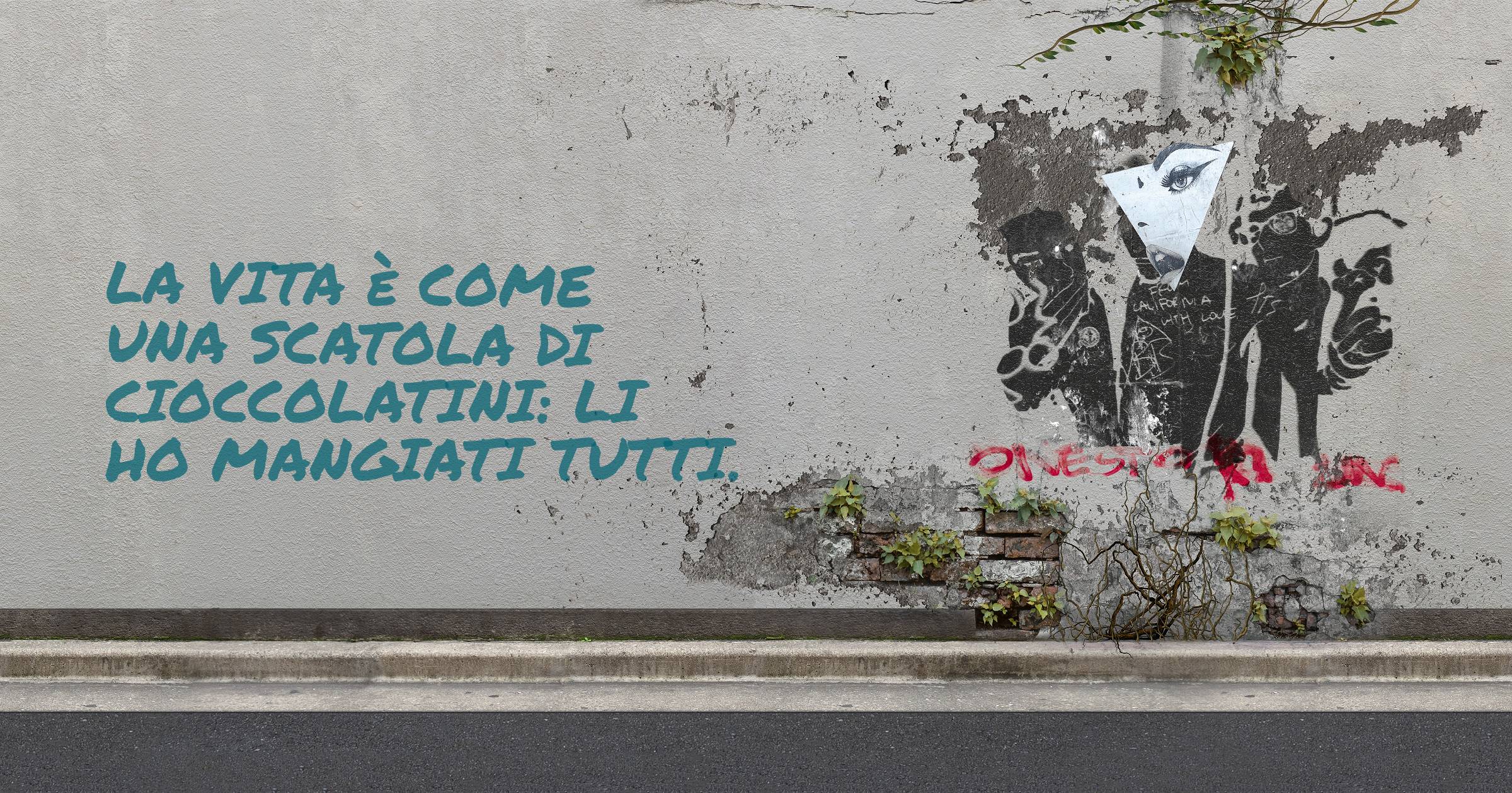 La vita è come una scatola di cioccolatini: li ho mangiati tutti.