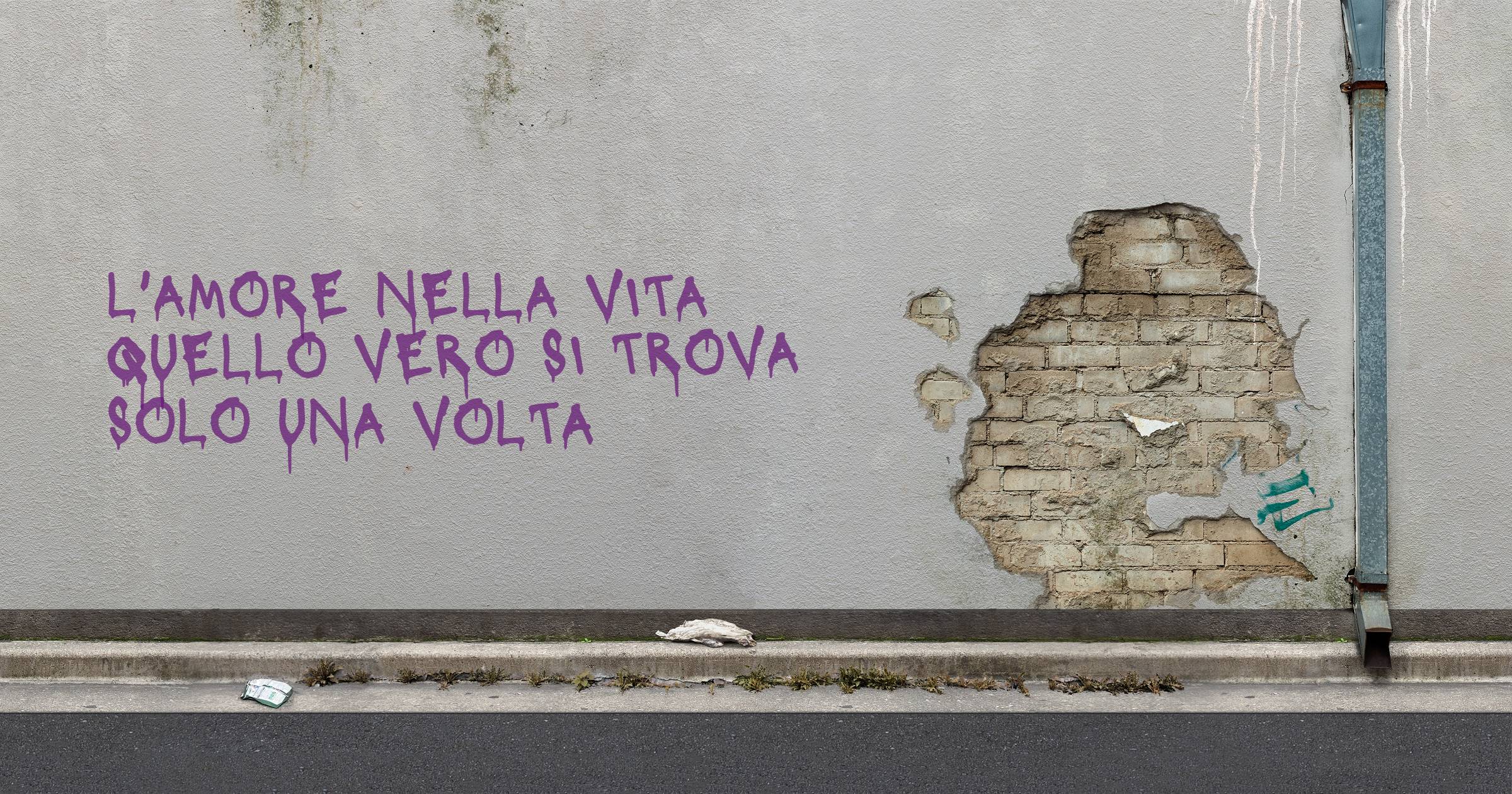 L'amore nella vita quello vero si trova solo una volta