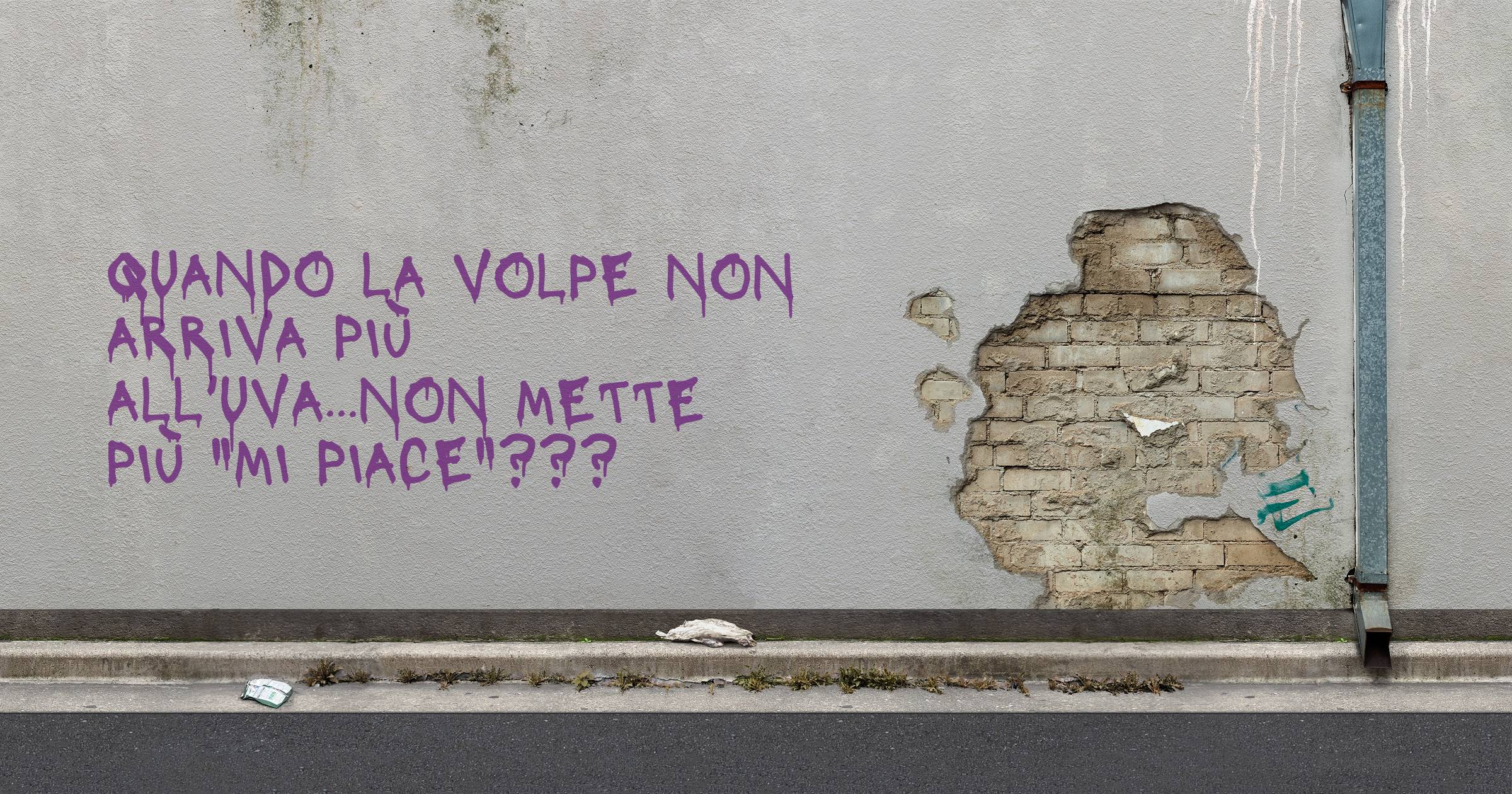 Quando la volpe non arriva più all'uva...non mette più 'mi piace'???