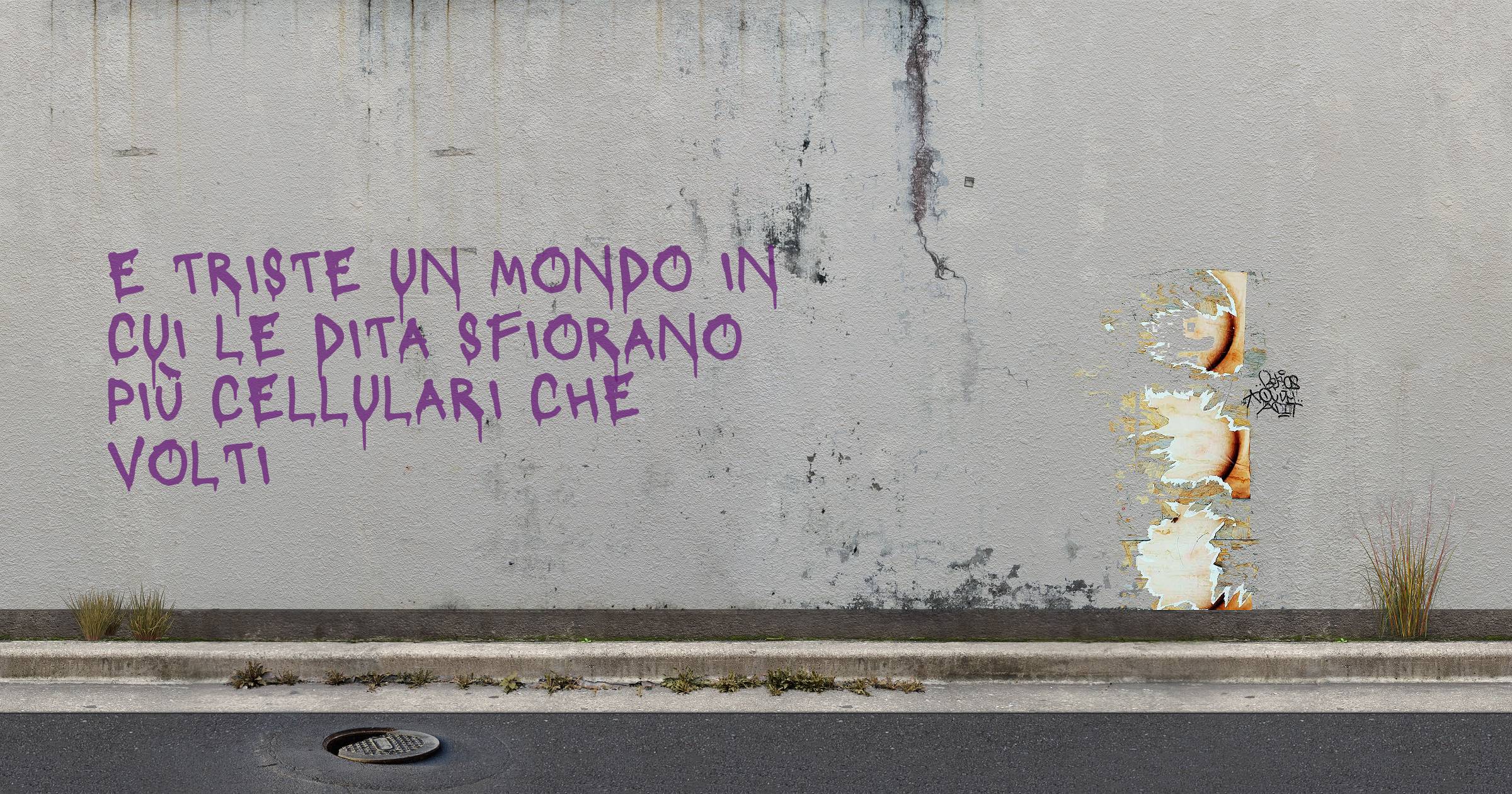 E triste un mondo in cui le dita sfiorano più cellulari che volti