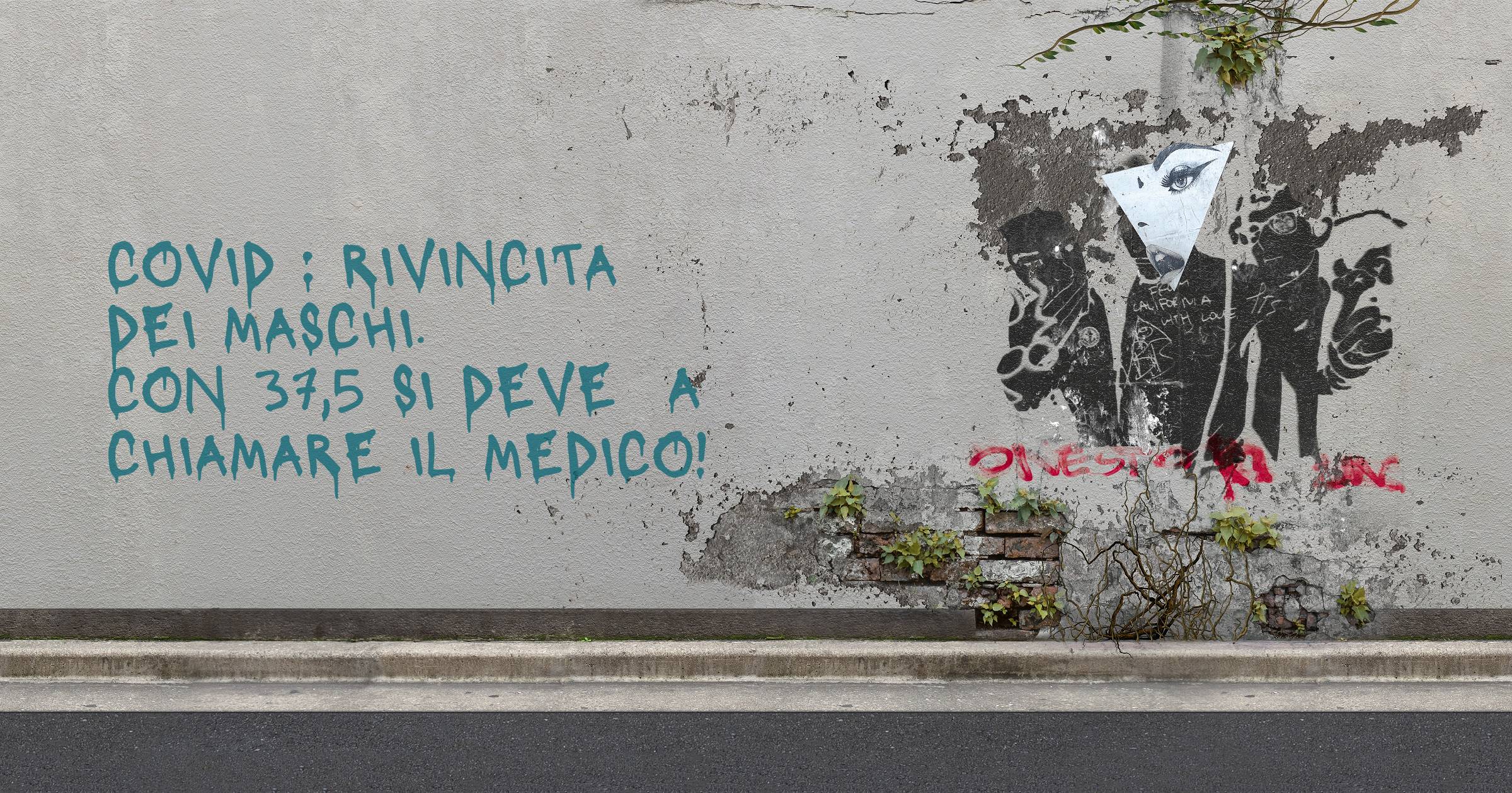 Covid : rivincita dei maschi.
Con 37,5 si deve a chiamare il medico!