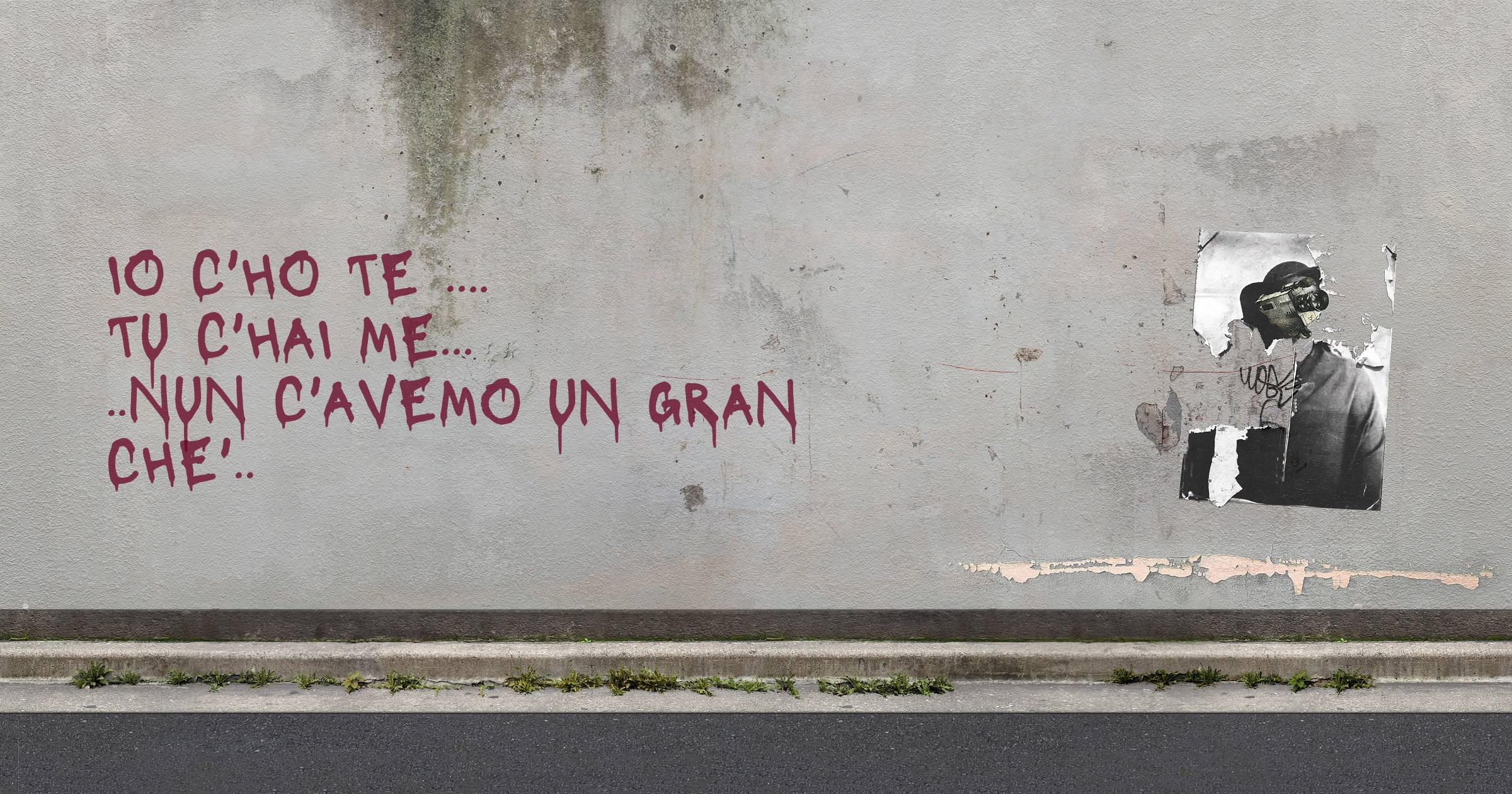 IO C'HO TE ....
TU C'HAI ME...
..NUN C'AVEMO UN GRAN CHE'..