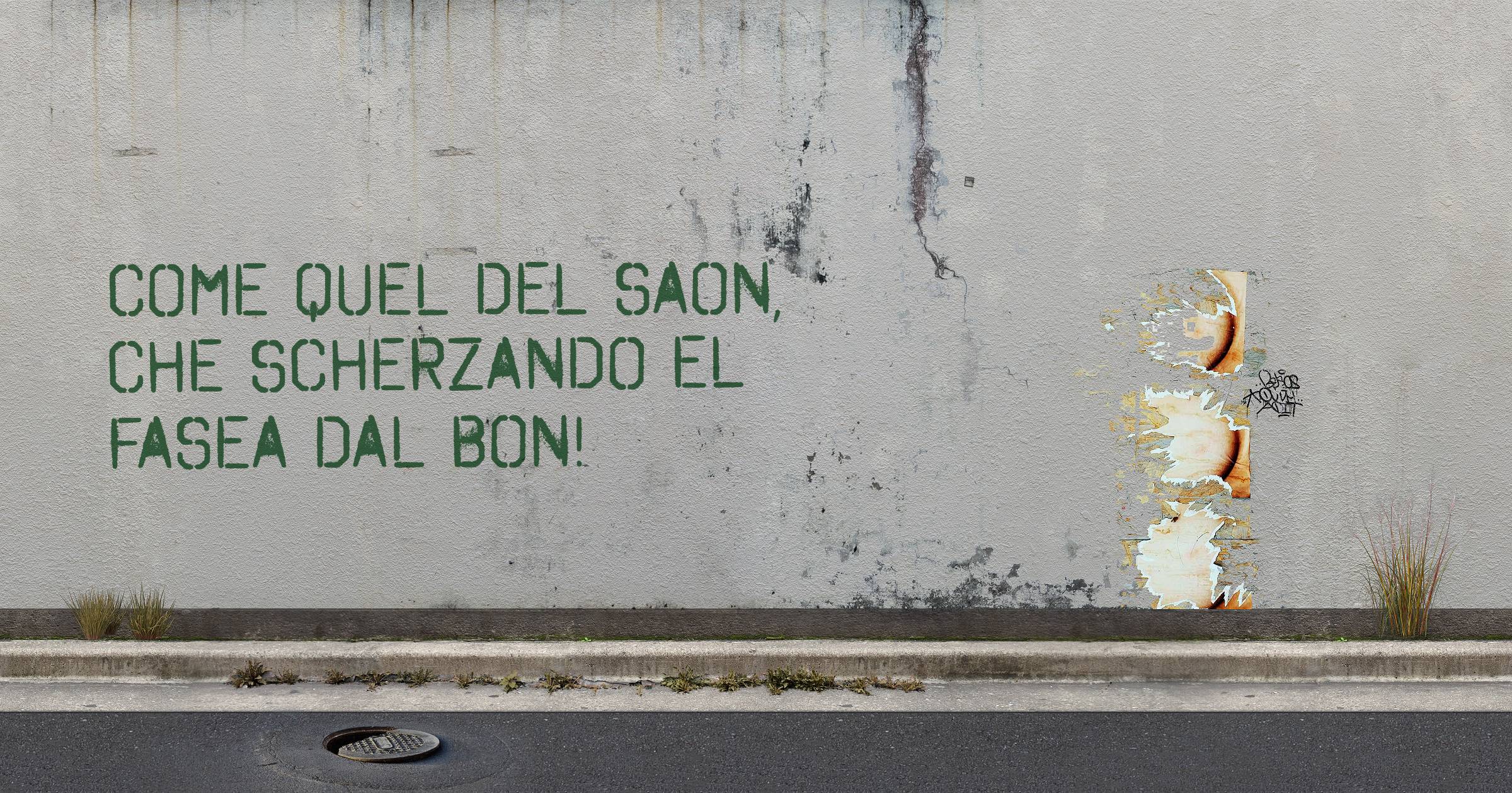 Come quel del saon, che scherzando el fasea dal bon!