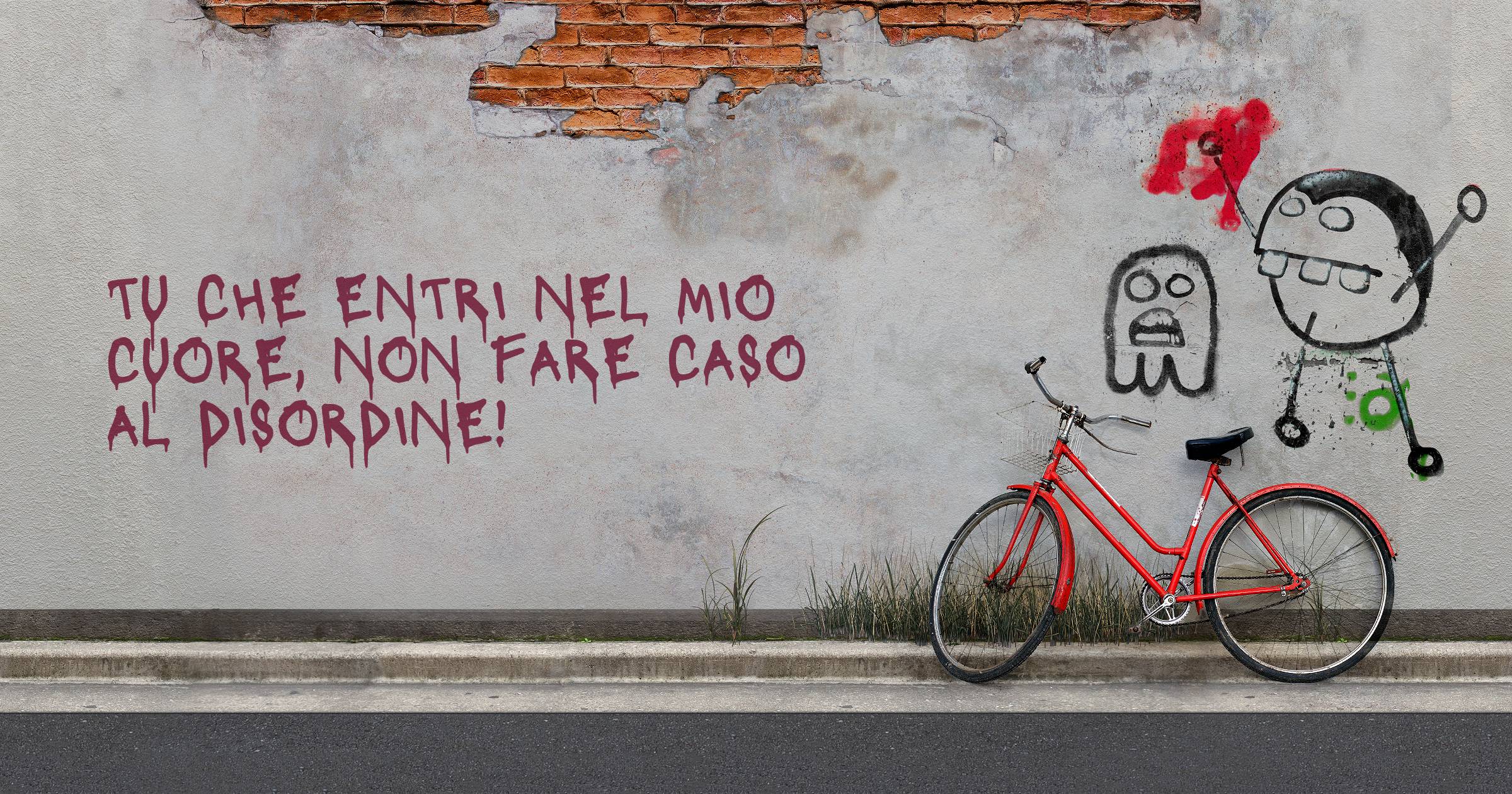 Tu che entri nel mio cuore, non fare caso al disordine!