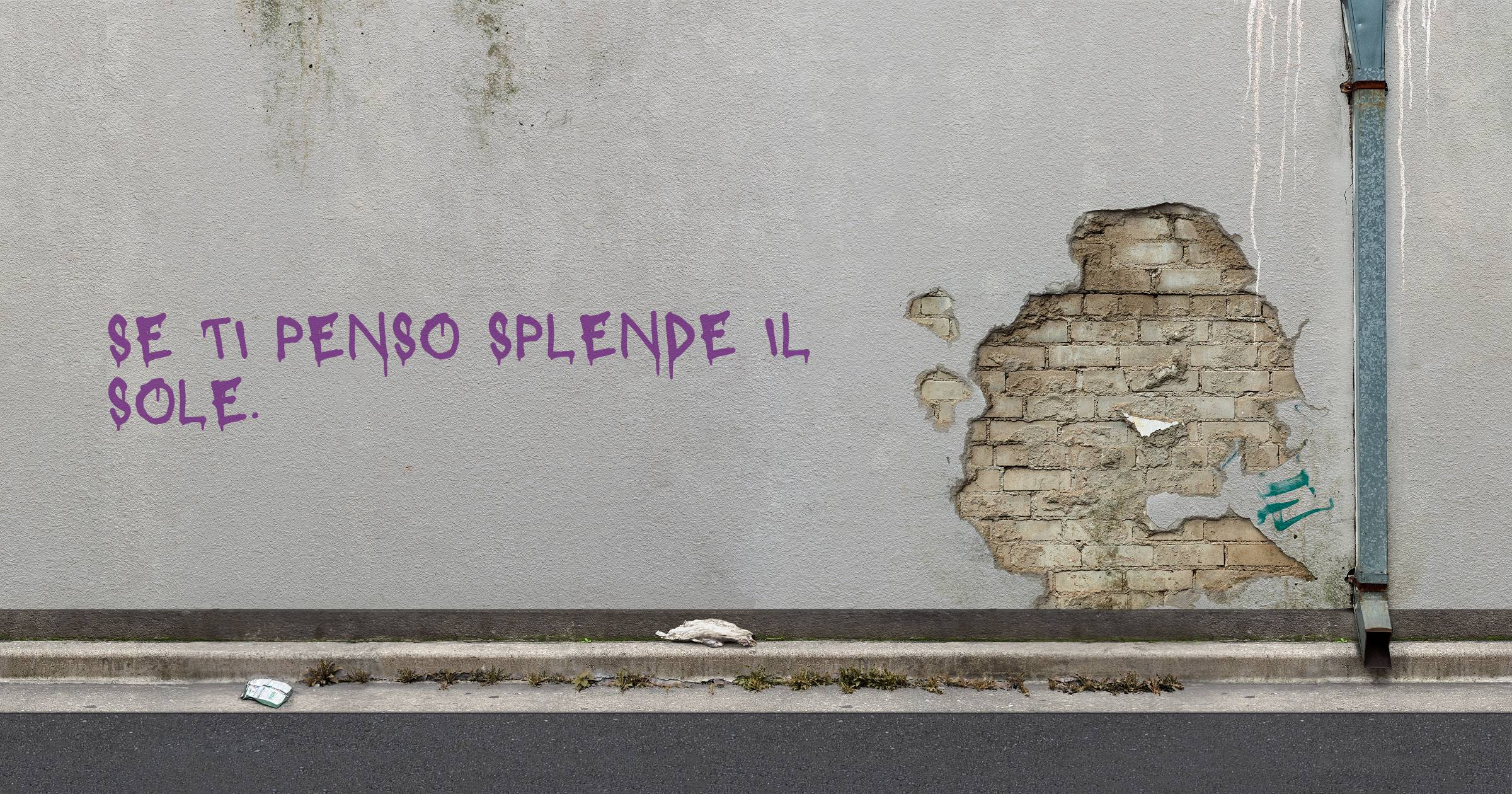 Se ti penso splende il sole.