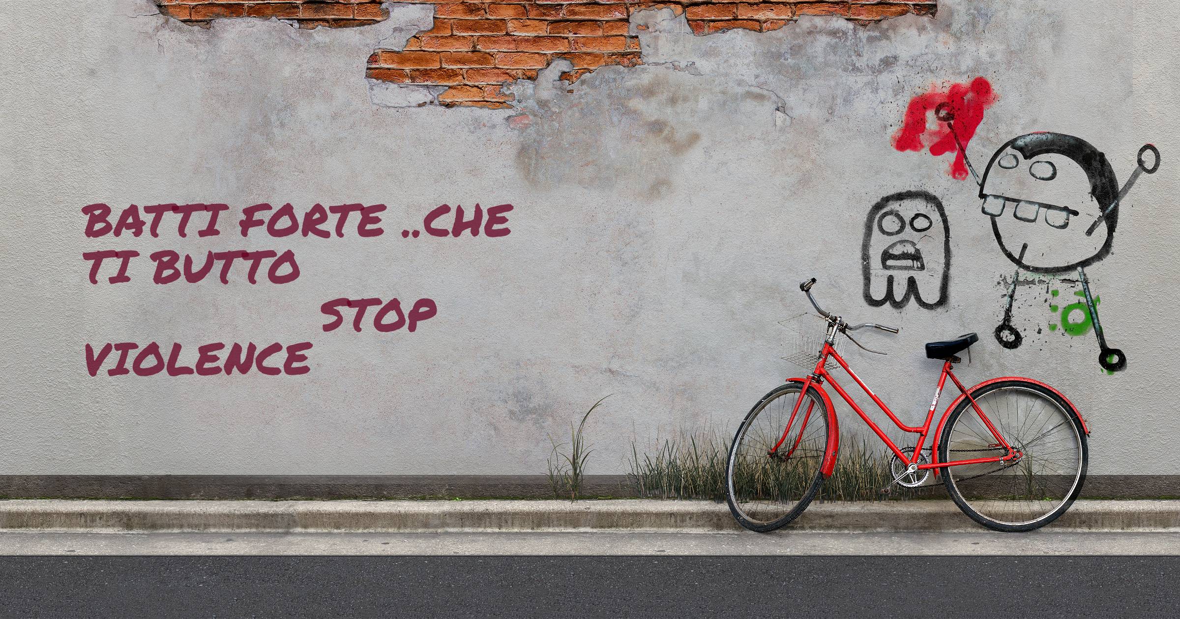BATTI FORTE ..CHE TI BUTTO SToP VIOLENCE