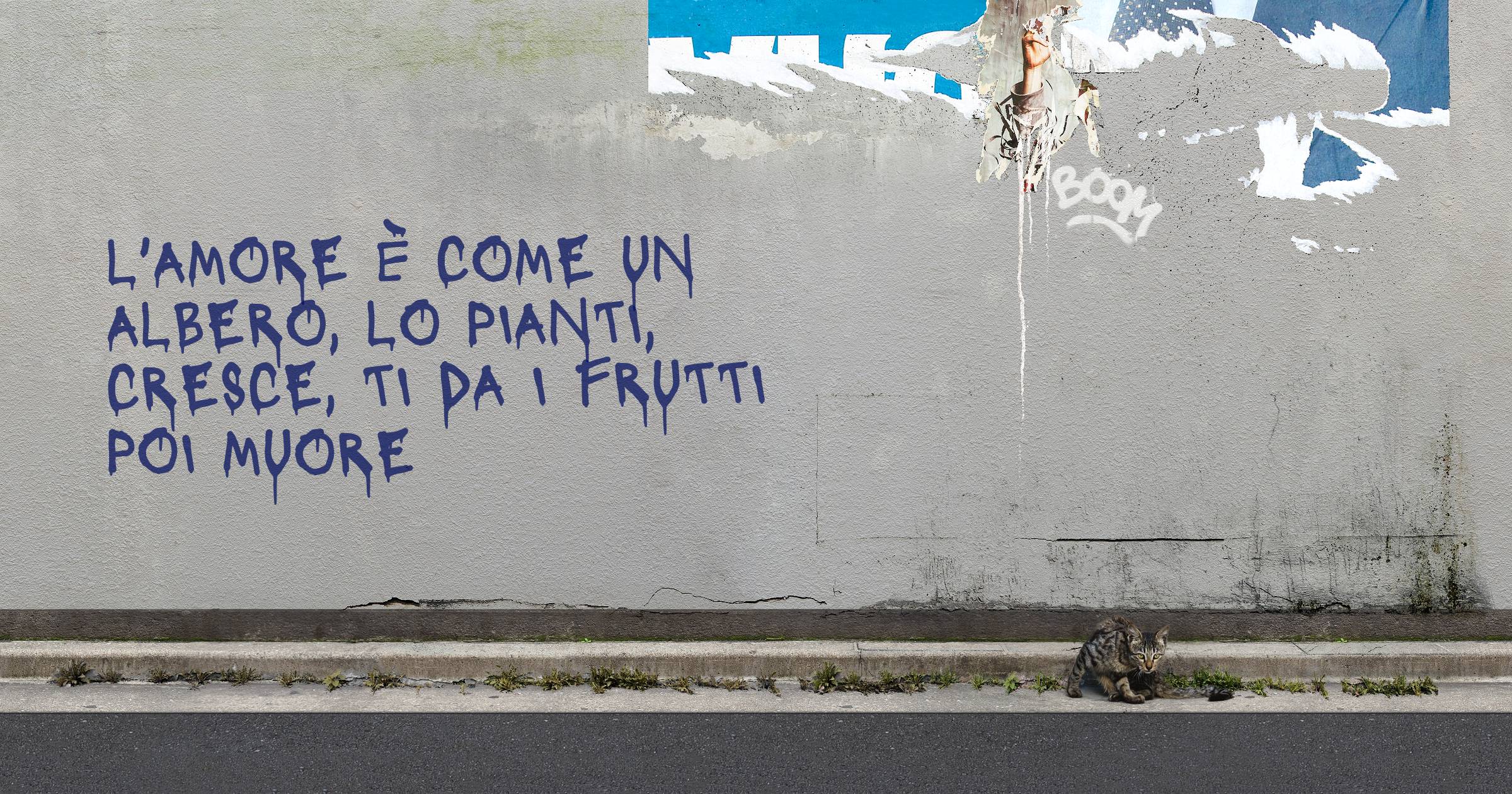 L'amore è come un albero, lo pianti, cresce, ti da i frutti poi muore