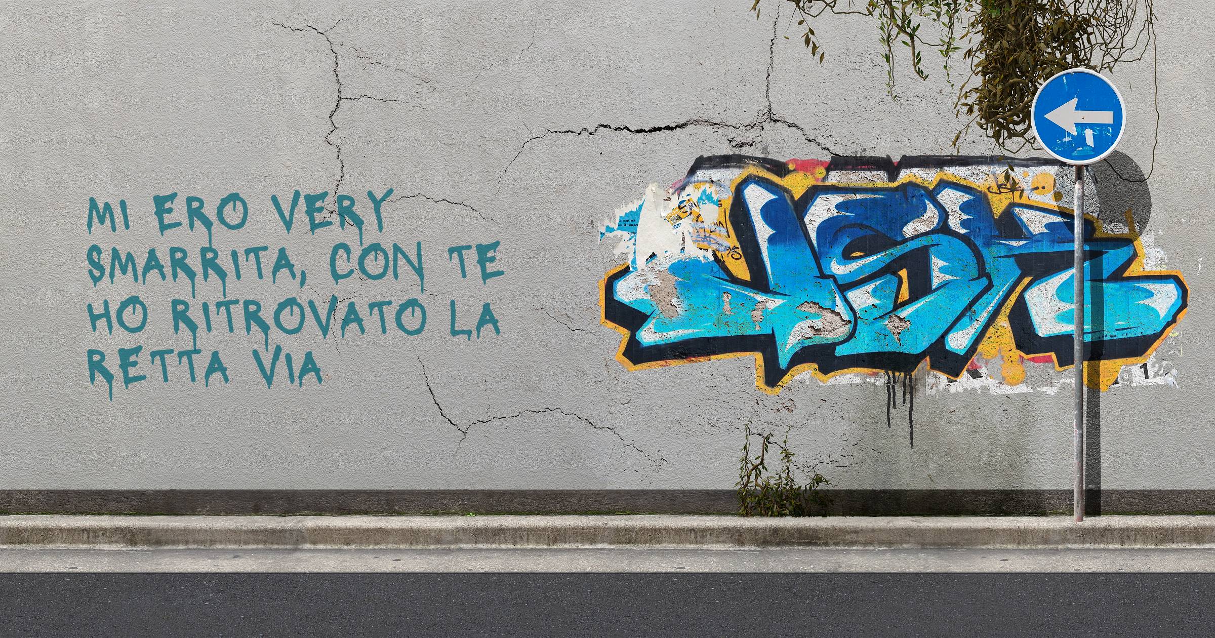 Mi ero very smarrita, con te ho ritrovato la retta via