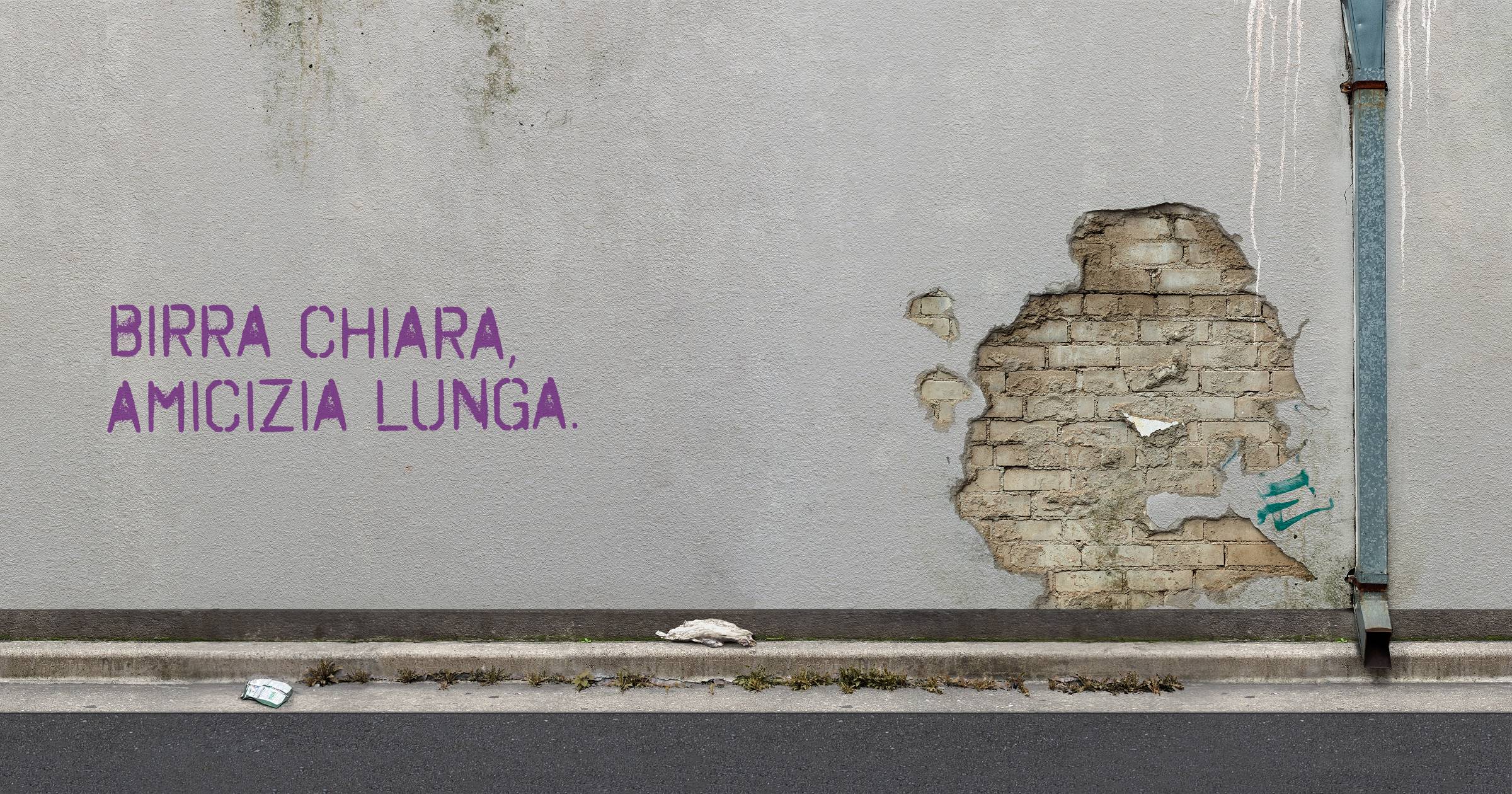Birra chiara, amicizia lunga.