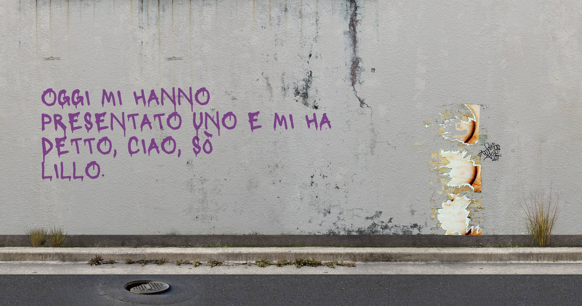 Oggi mi hanno presentato uno e mi ha detto, ciao, sò Lillo.