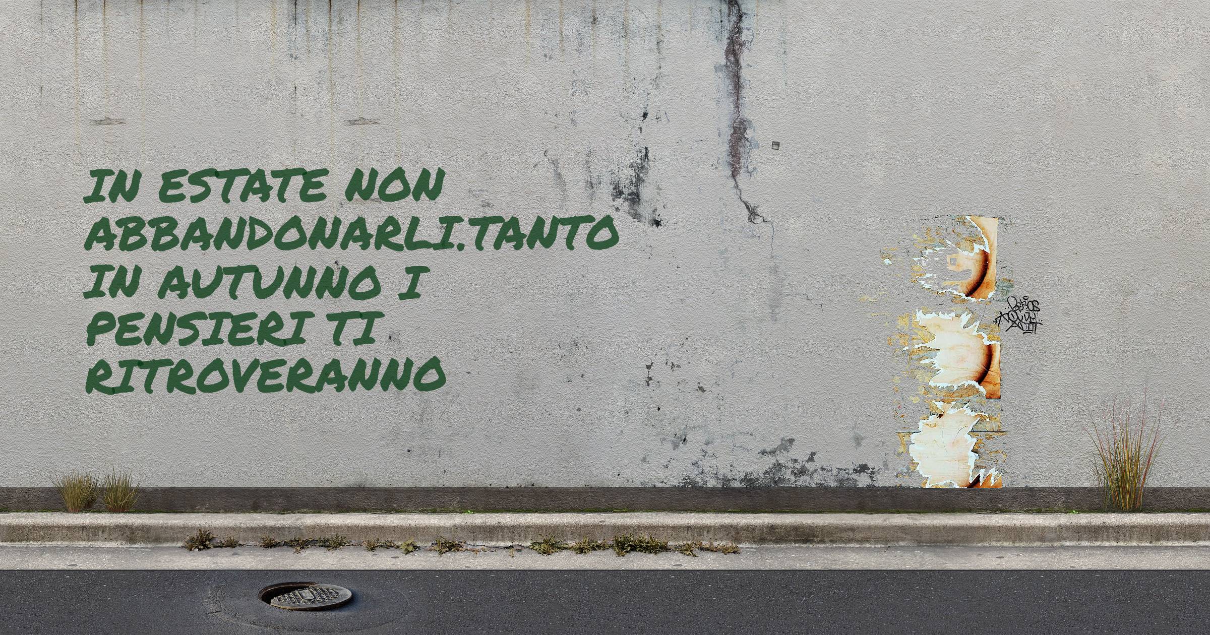 In estate non abbandonarli.Tanto in autunno i pensieri ti ritroveranno