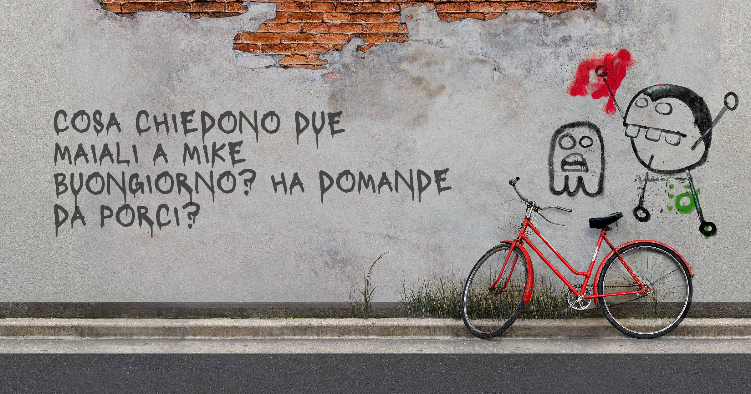 Cosa chiedono due maiali a mike buongiorno? Ha domande da porci?