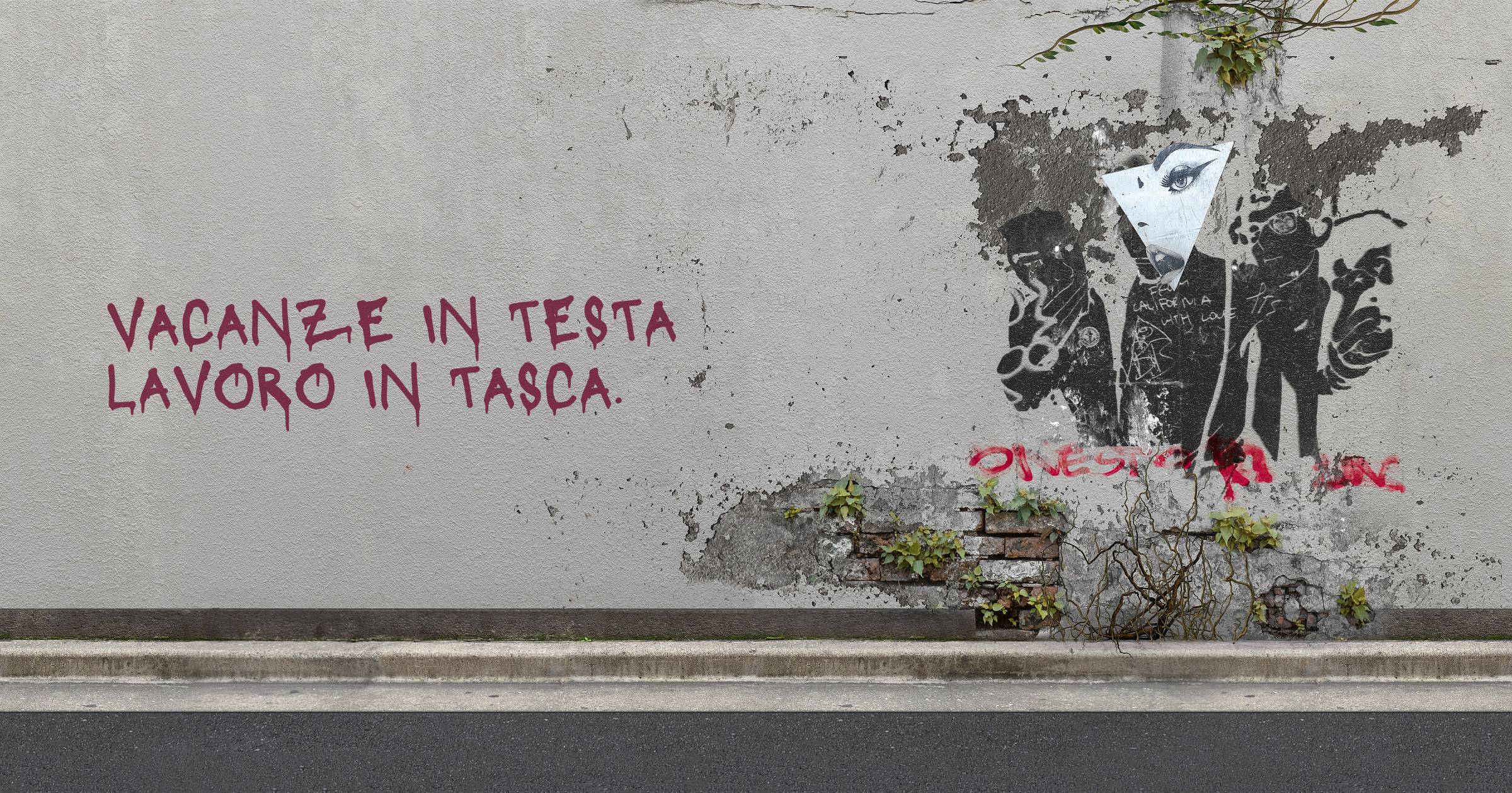 Vacanze in testa lavoro in tasca.