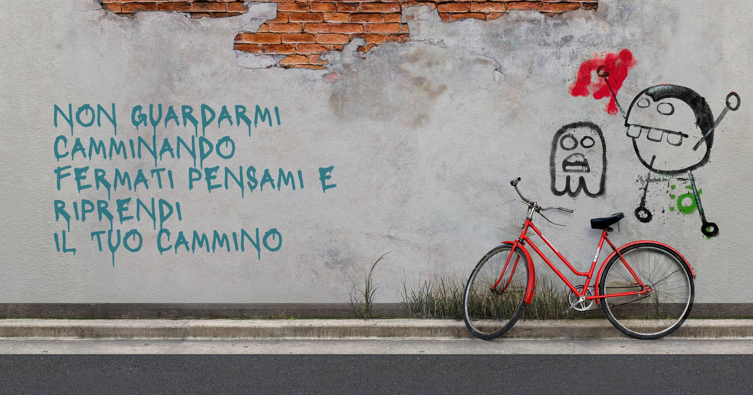 non guardarmi camminando
fermati pensami e riprendi
il tuo cammino