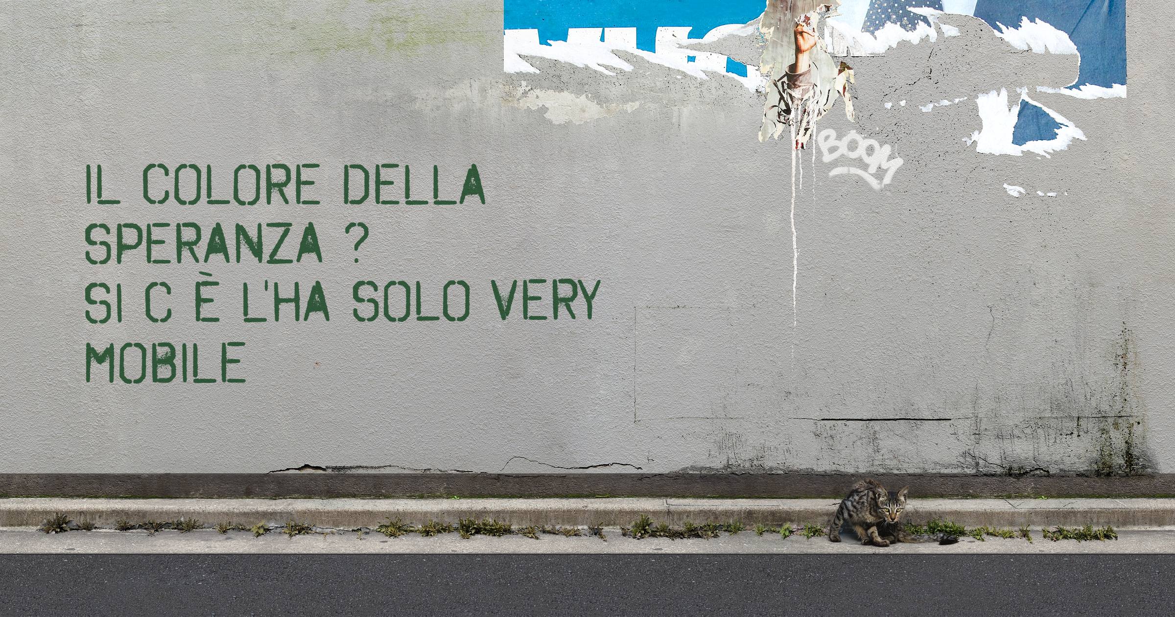 Il colore della speranza ?
Si c è l'ha solo VERY MOBILE
