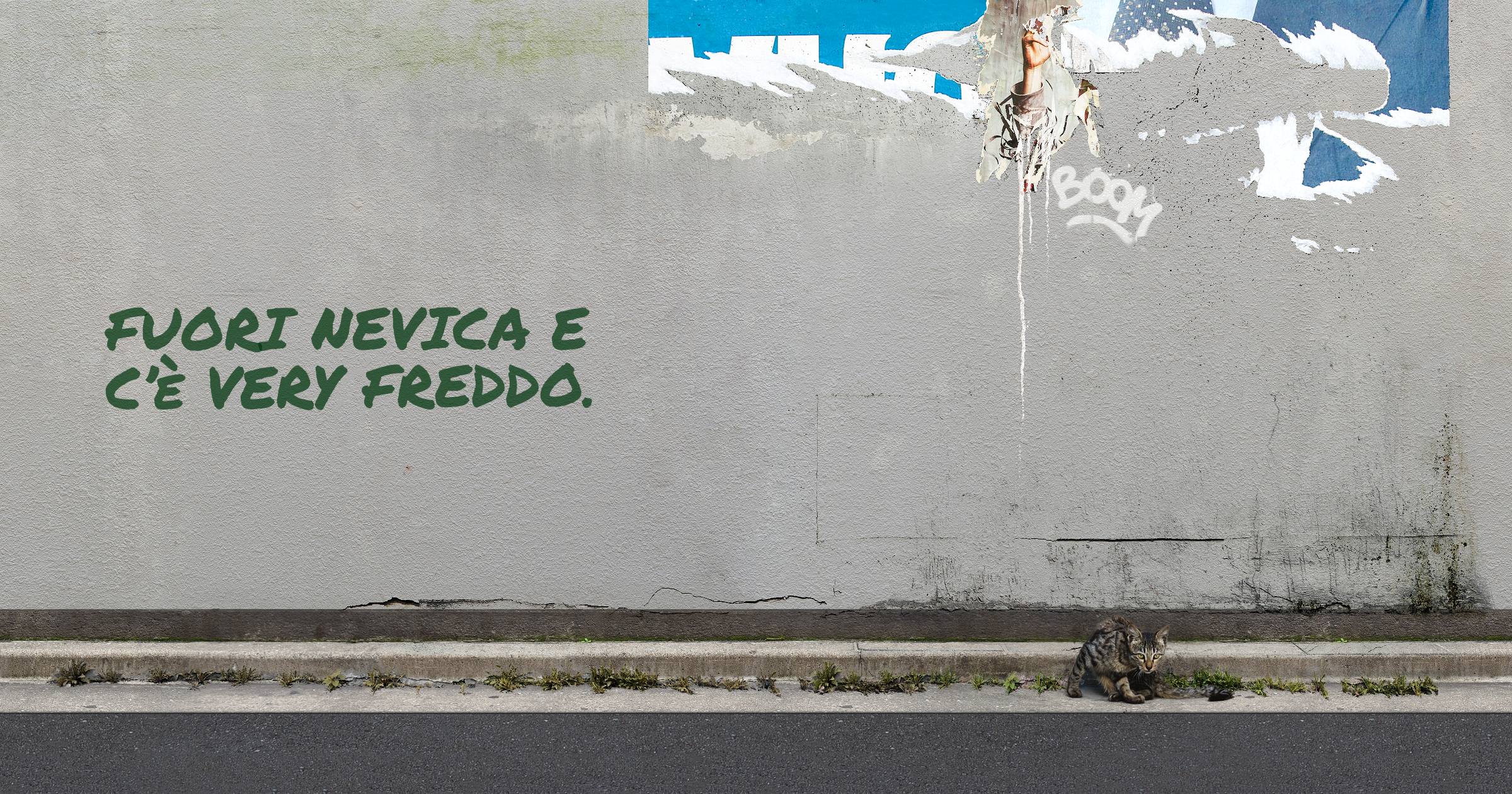 Fuori nevica e c’è Very freddo.