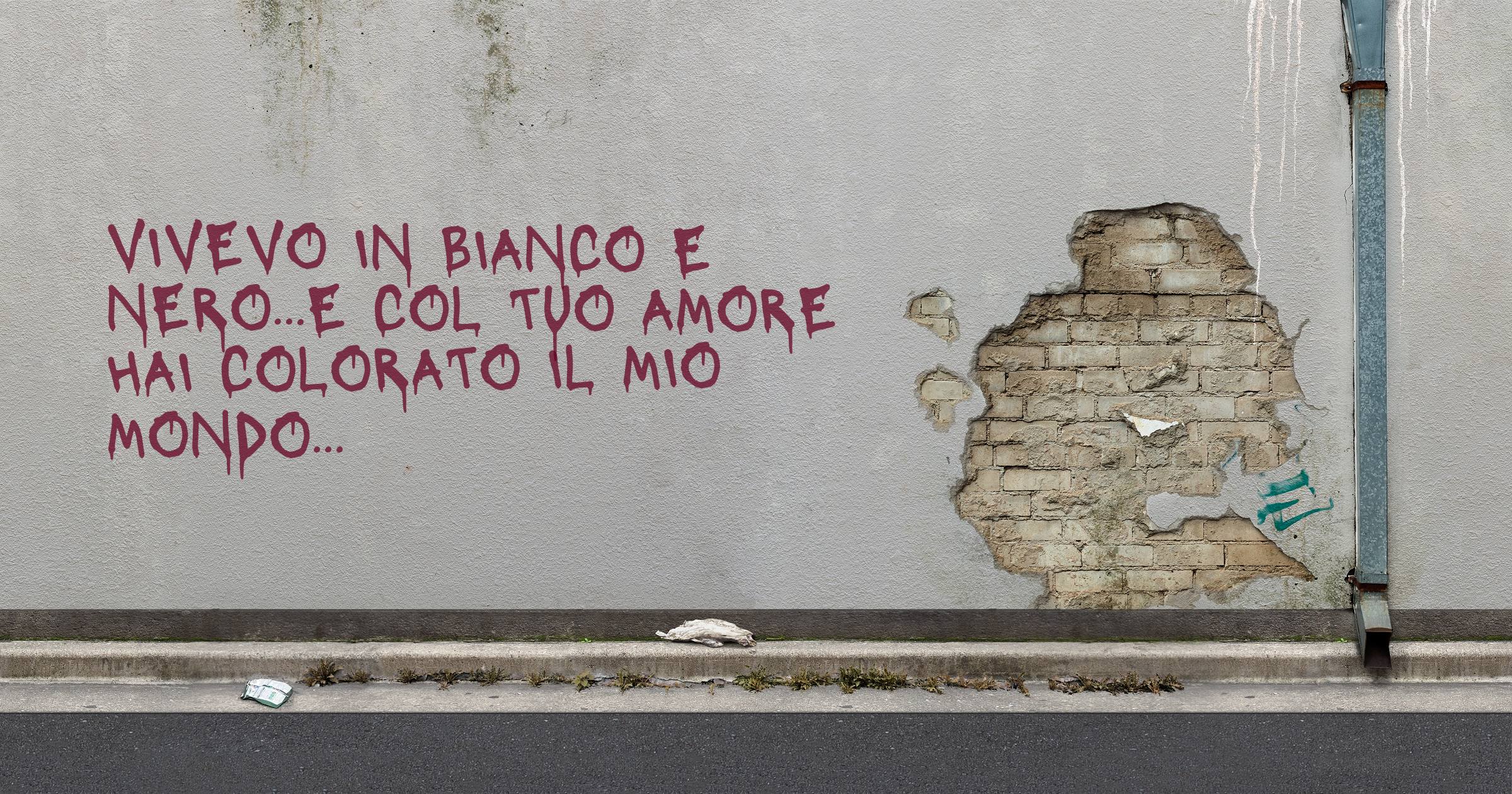 Vivevo in bianco e nero...e col tuo amore hai colorato il mio Mondo...